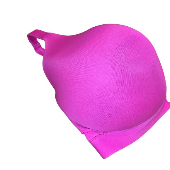 Cacique magenta pink , full coverage, push up bra sz 42G brassier - Picture 5 of 5